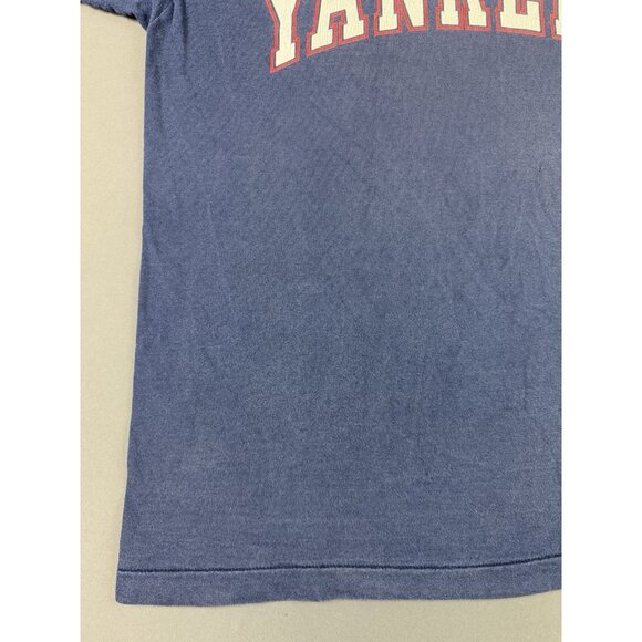 Rare Vintage 1996 New York Yankees Salem Spors MLB Baseball Single Stitch Shirt - Picture 6 of 10